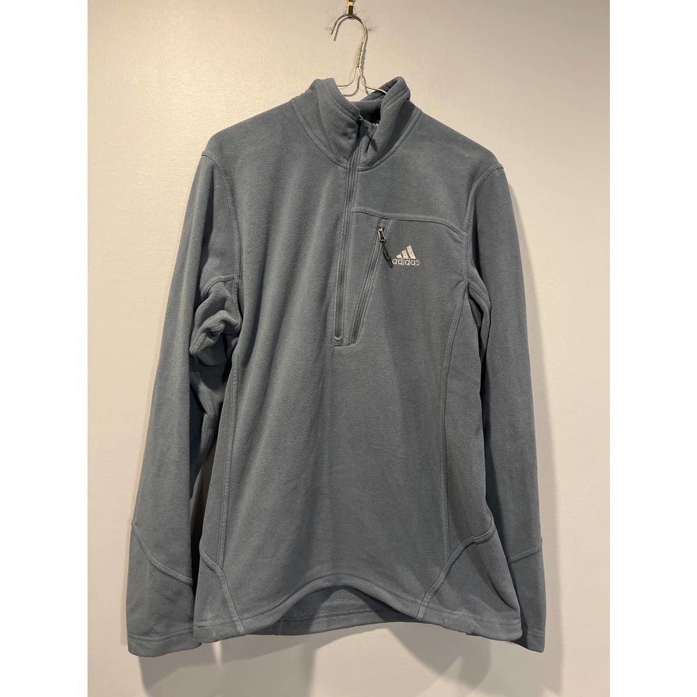 Adidas Men’s Outdoors" 1/4 Zip Blue Lightweight Pullover